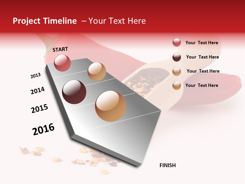 Wooden Flavoring Background PowerPoint Template