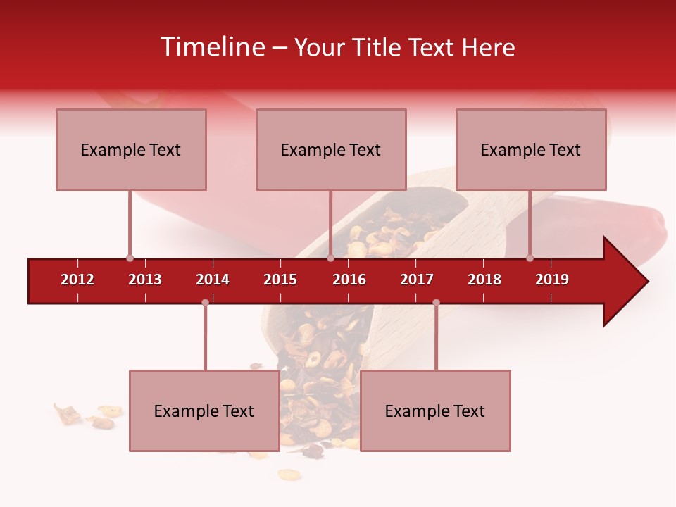 Wooden Flavoring Background PowerPoint Template