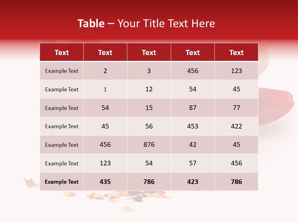 Wooden Flavoring Background PowerPoint Template