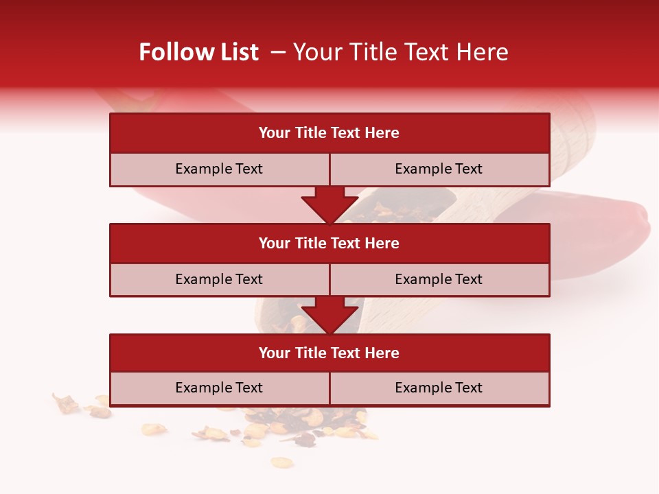 Wooden Flavoring Background PowerPoint Template