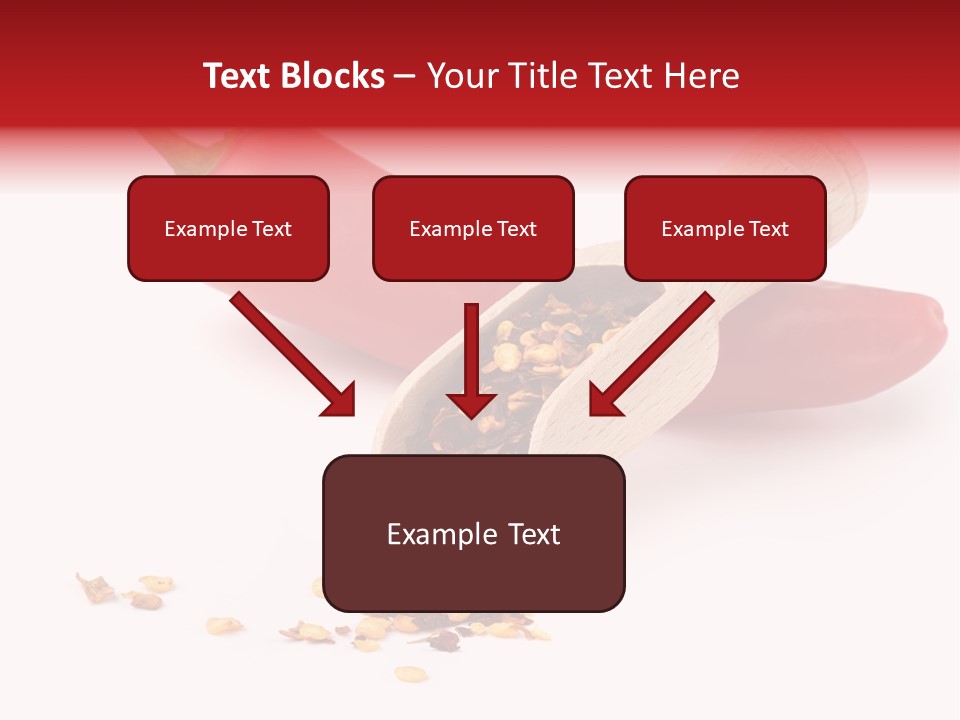 Wooden Flavoring Background PowerPoint Template