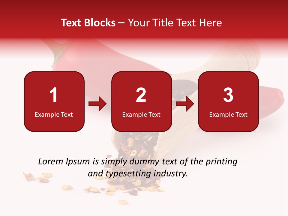 Wooden Flavoring Background PowerPoint Template