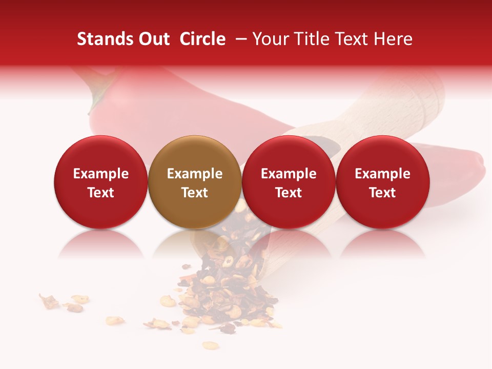 Wooden Flavoring Background PowerPoint Template