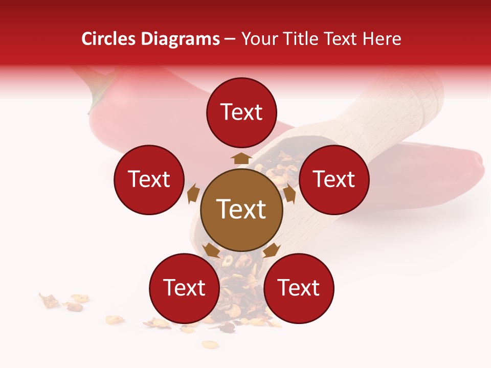 Wooden Flavoring Background PowerPoint Template