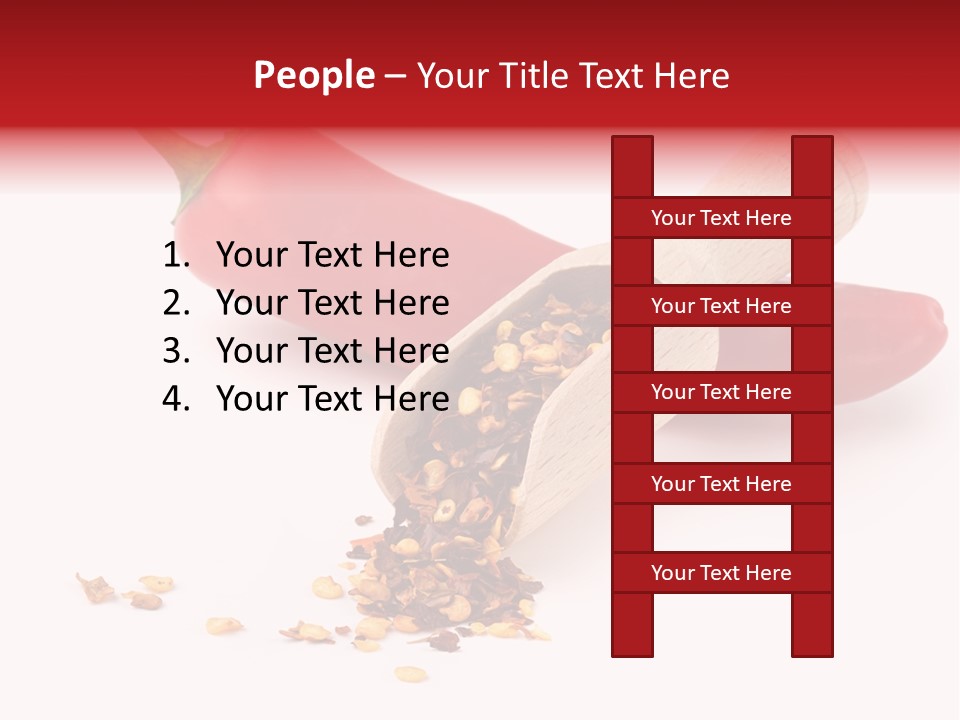 Wooden Flavoring Background PowerPoint Template