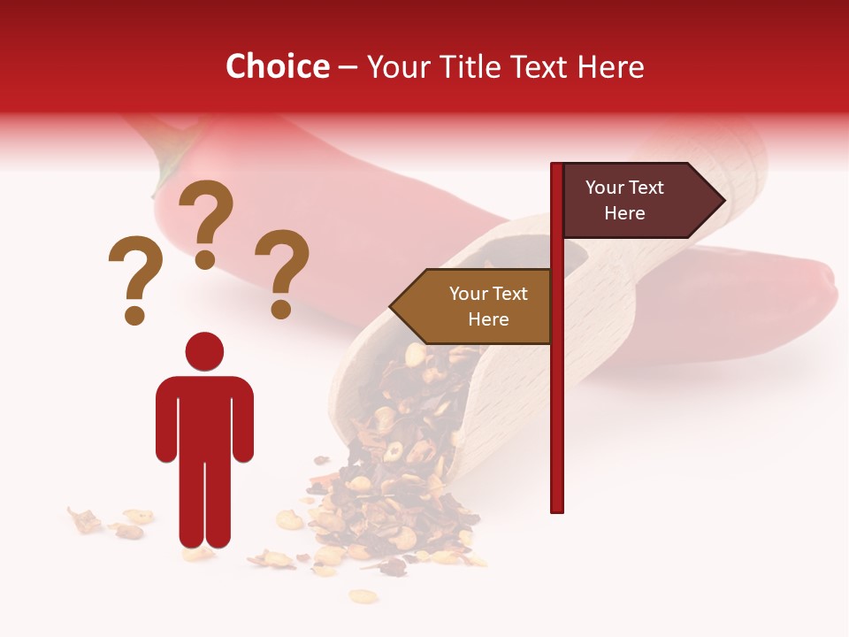 Wooden Flavoring Background PowerPoint Template