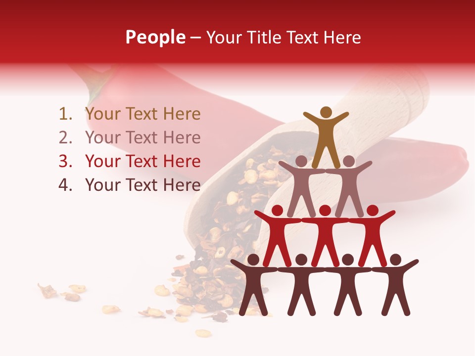 Wooden Flavoring Background PowerPoint Template