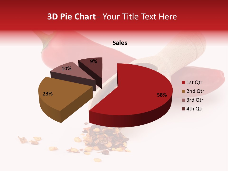 Wooden Flavoring Background PowerPoint Template
