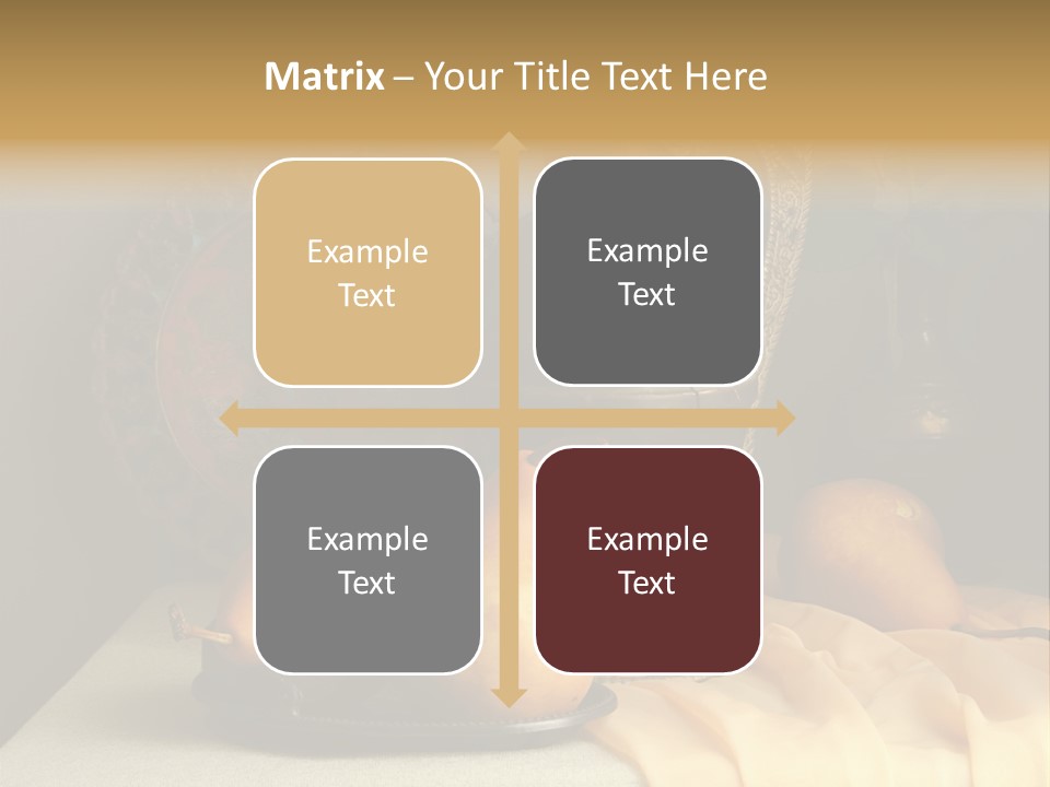 Tabletop Food Vintage PowerPoint Template