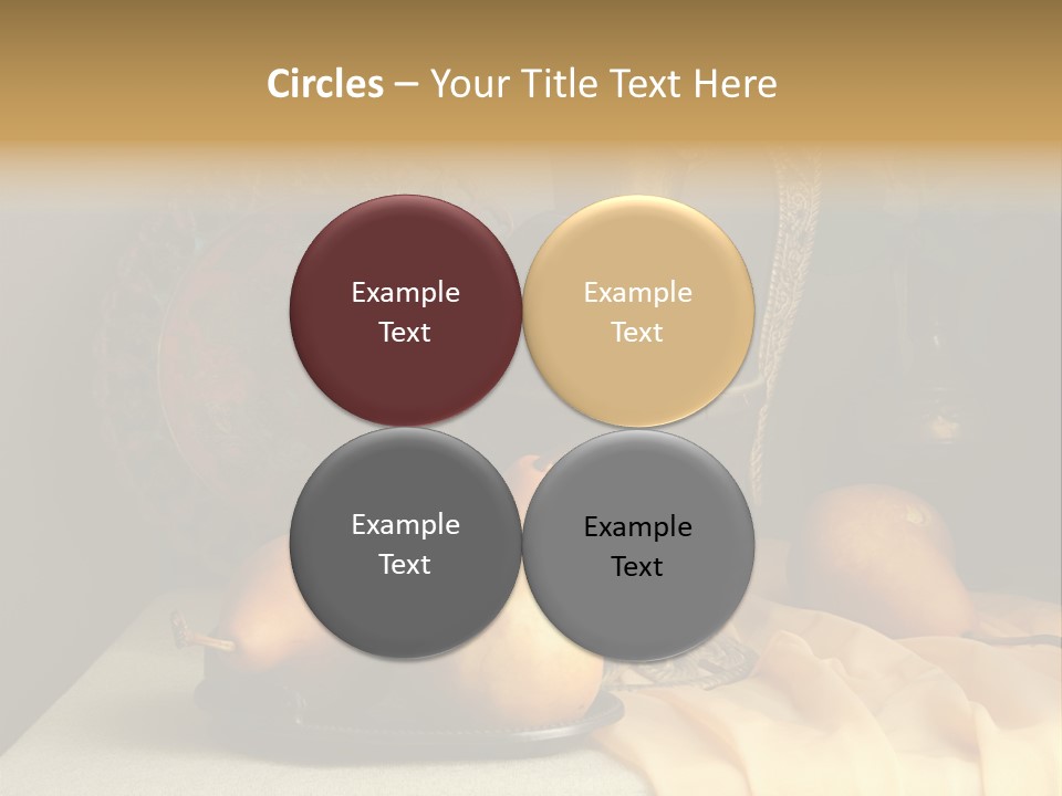 Tabletop Food Vintage PowerPoint Template