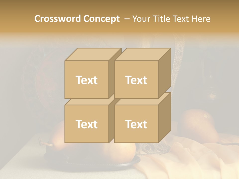 Tabletop Food Vintage PowerPoint Template