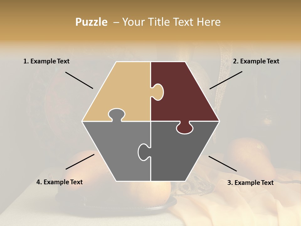 Tabletop Food Vintage PowerPoint Template