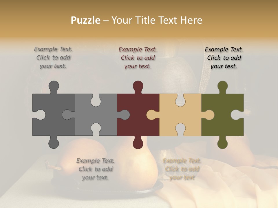 Tabletop Food Vintage PowerPoint Template