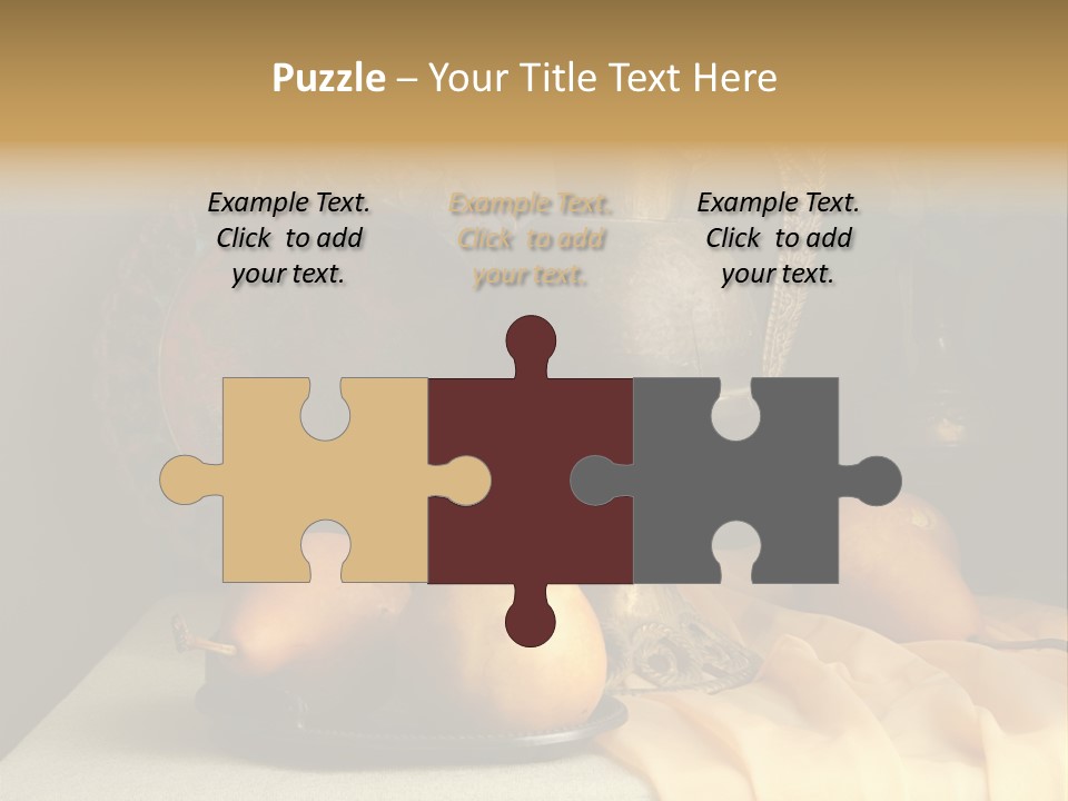 Tabletop Food Vintage PowerPoint Template