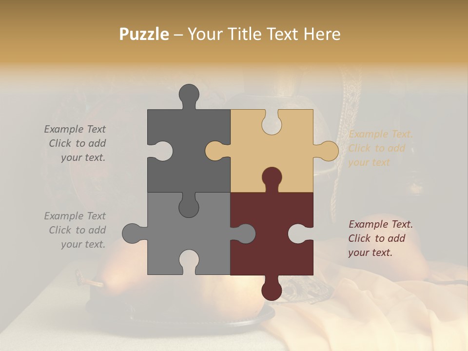 Tabletop Food Vintage PowerPoint Template