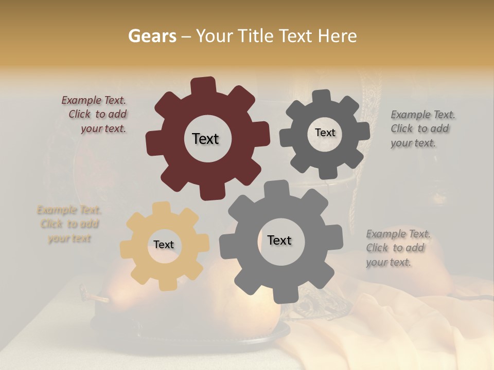 Tabletop Food Vintage PowerPoint Template