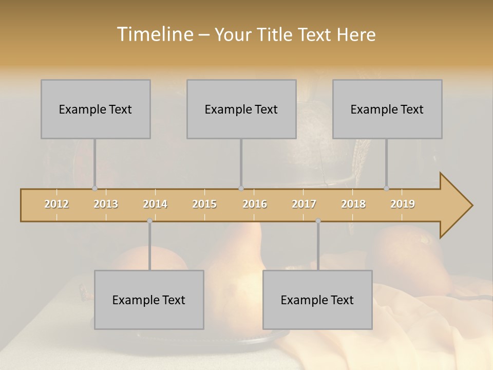Tabletop Food Vintage PowerPoint Template