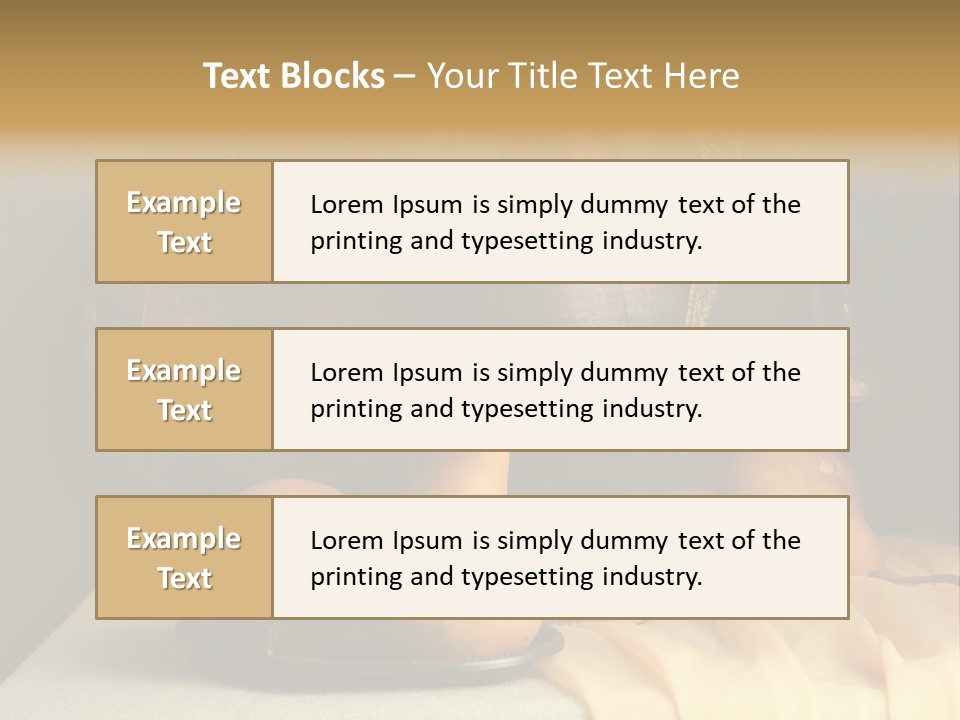 Tabletop Food Vintage PowerPoint Template