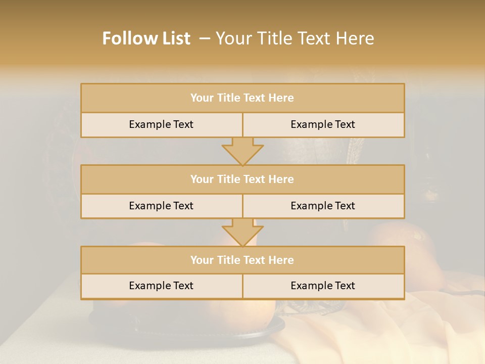 Tabletop Food Vintage PowerPoint Template