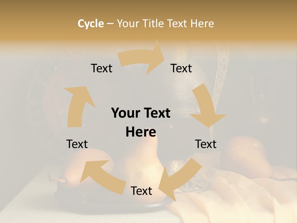 Tabletop Food Vintage PowerPoint Template