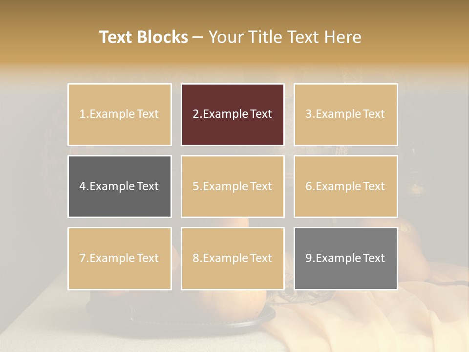 Tabletop Food Vintage PowerPoint Template