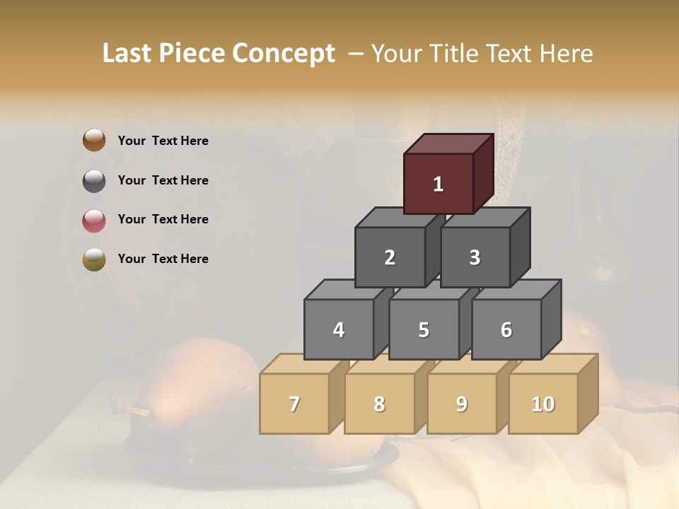 Tabletop Food Vintage PowerPoint Template