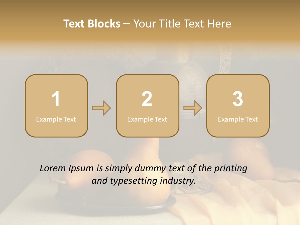 Tabletop Food Vintage PowerPoint Template