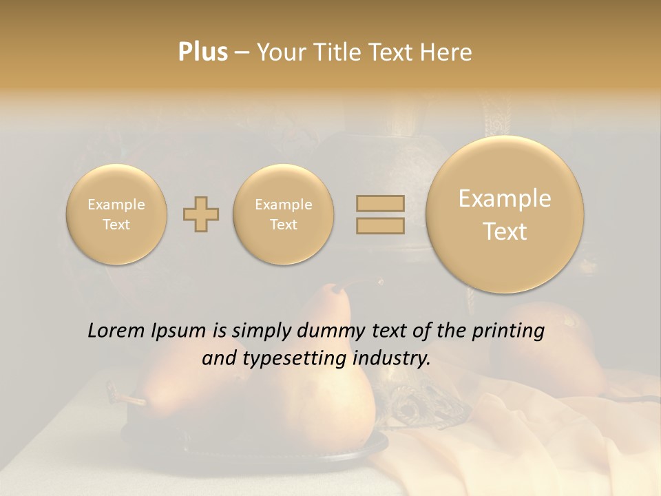 Tabletop Food Vintage PowerPoint Template