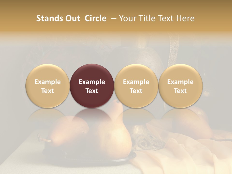 Tabletop Food Vintage PowerPoint Template