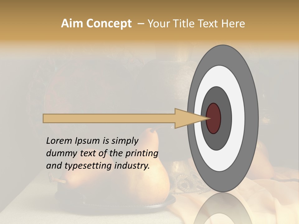 Tabletop Food Vintage PowerPoint Template