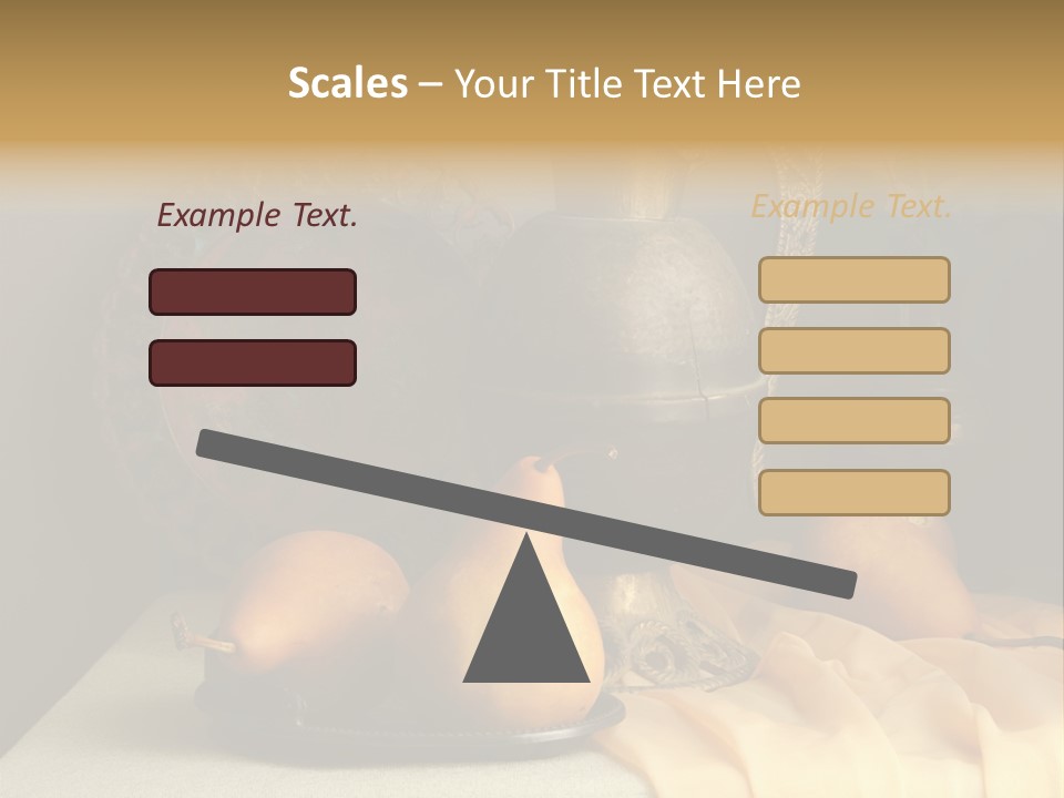 Tabletop Food Vintage PowerPoint Template