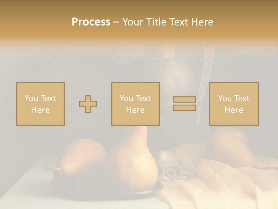 Tabletop Food Vintage PowerPoint Template
