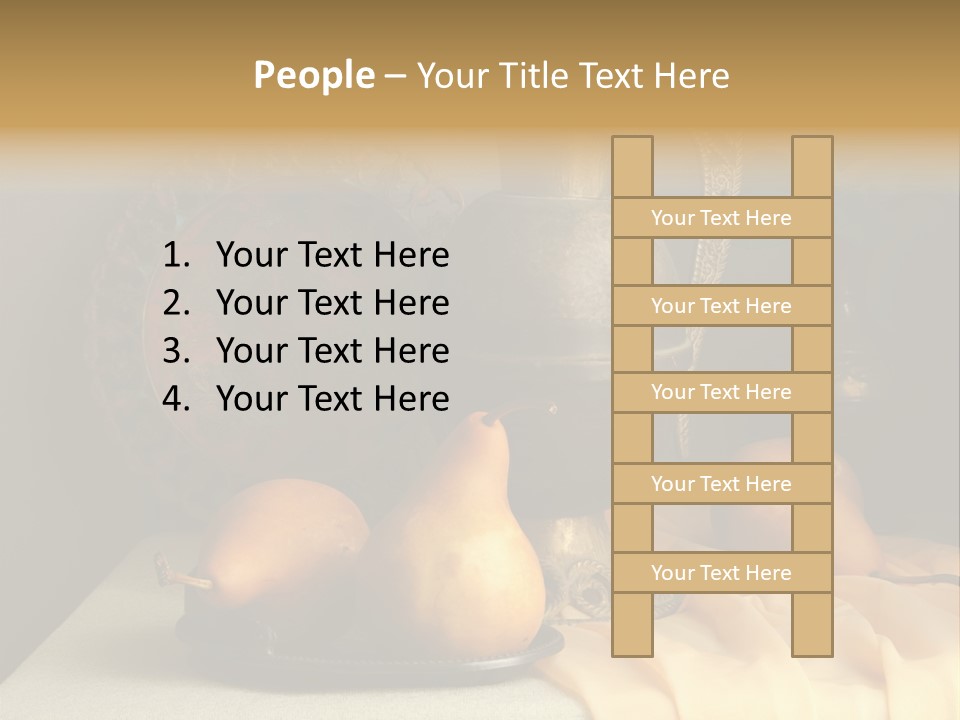 Tabletop Food Vintage PowerPoint Template