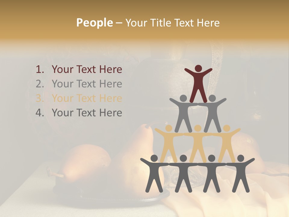 Tabletop Food Vintage PowerPoint Template