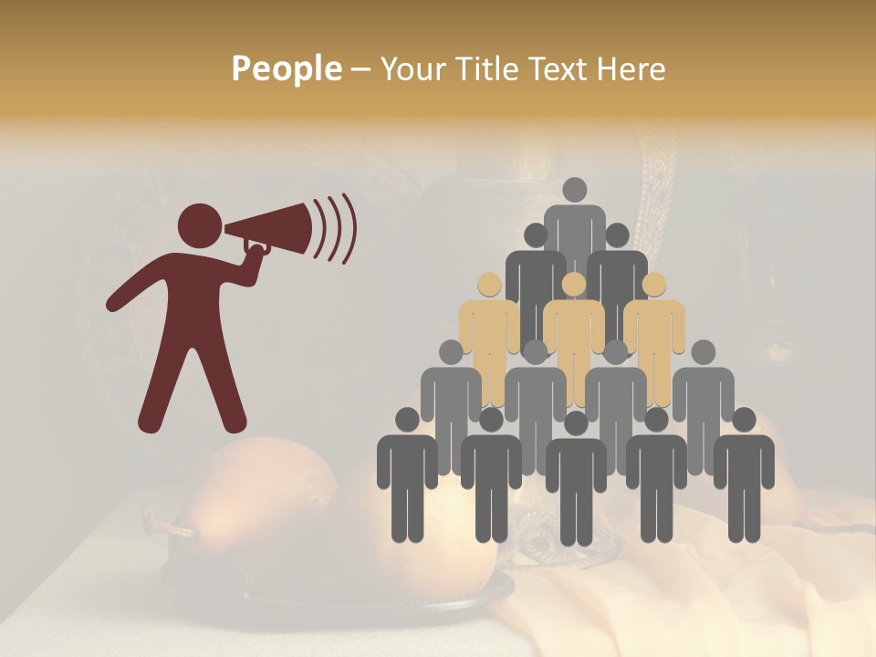 Tabletop Food Vintage PowerPoint Template