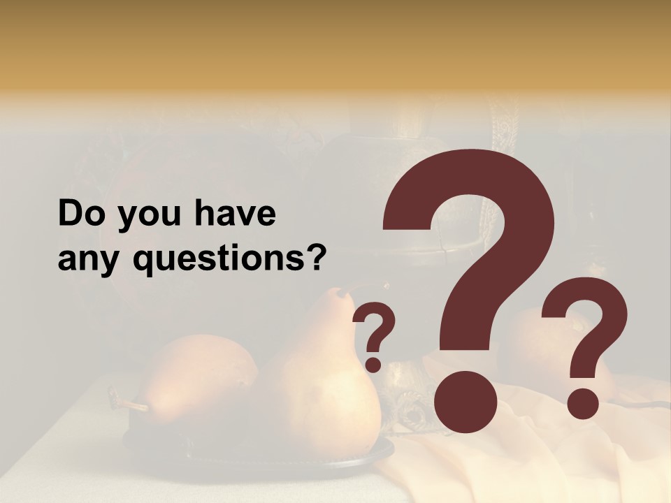 Tabletop Food Vintage PowerPoint Template