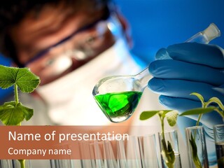 Genetic Lab Technology PowerPoint Template