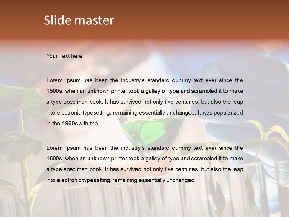 Genetic Lab Technology PowerPoint Template