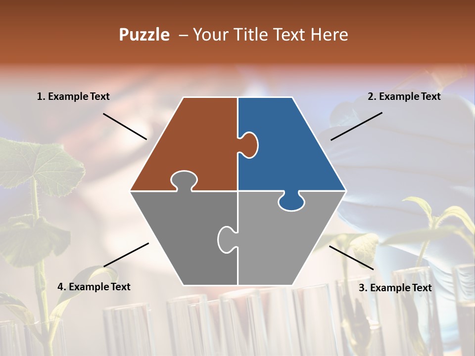 Genetic Lab Technology PowerPoint Template