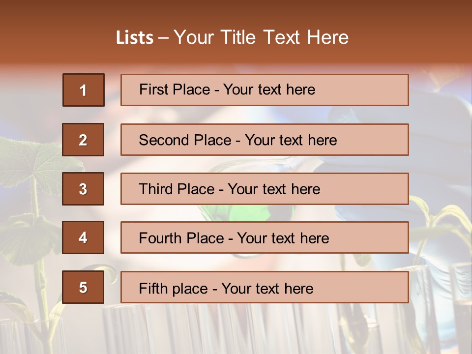 Genetic Lab Technology PowerPoint Template
