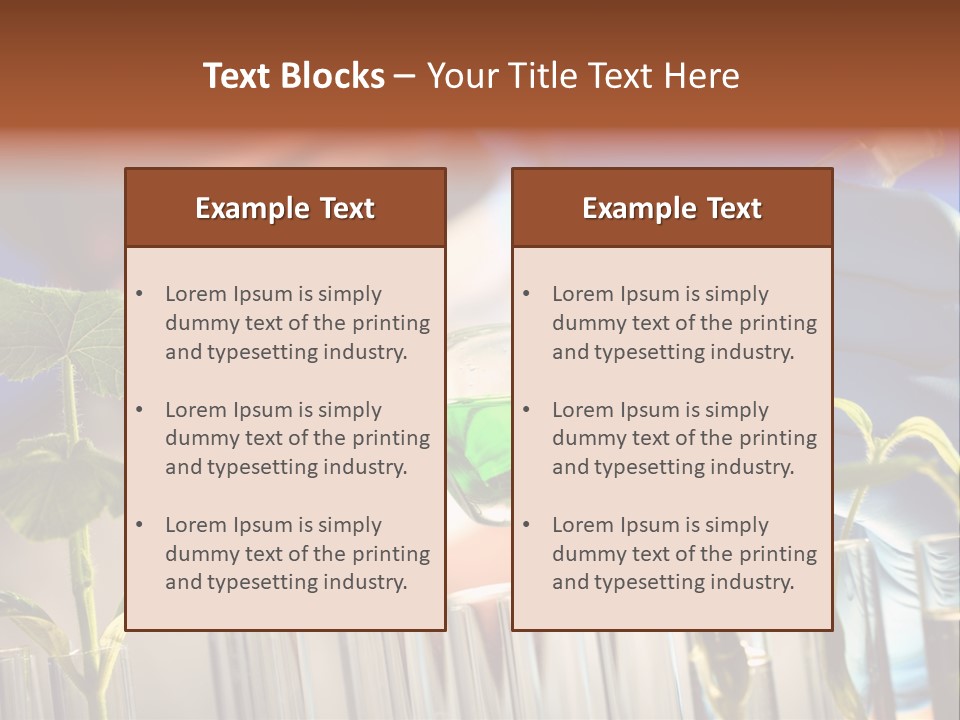 Genetic Lab Technology PowerPoint Template
