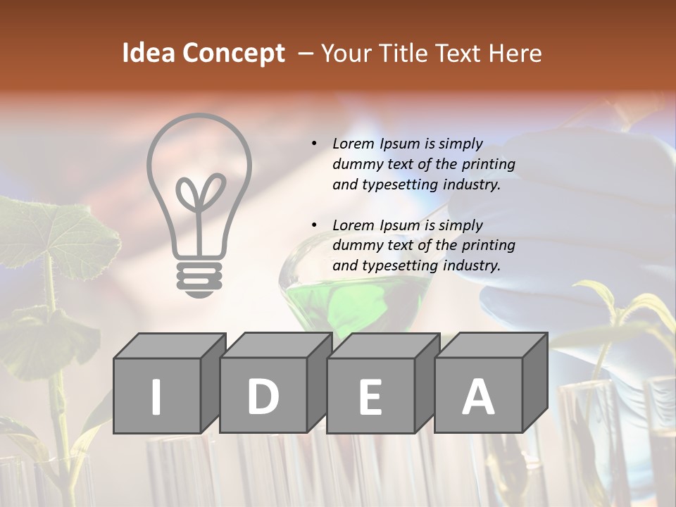 Genetic Lab Technology PowerPoint Template