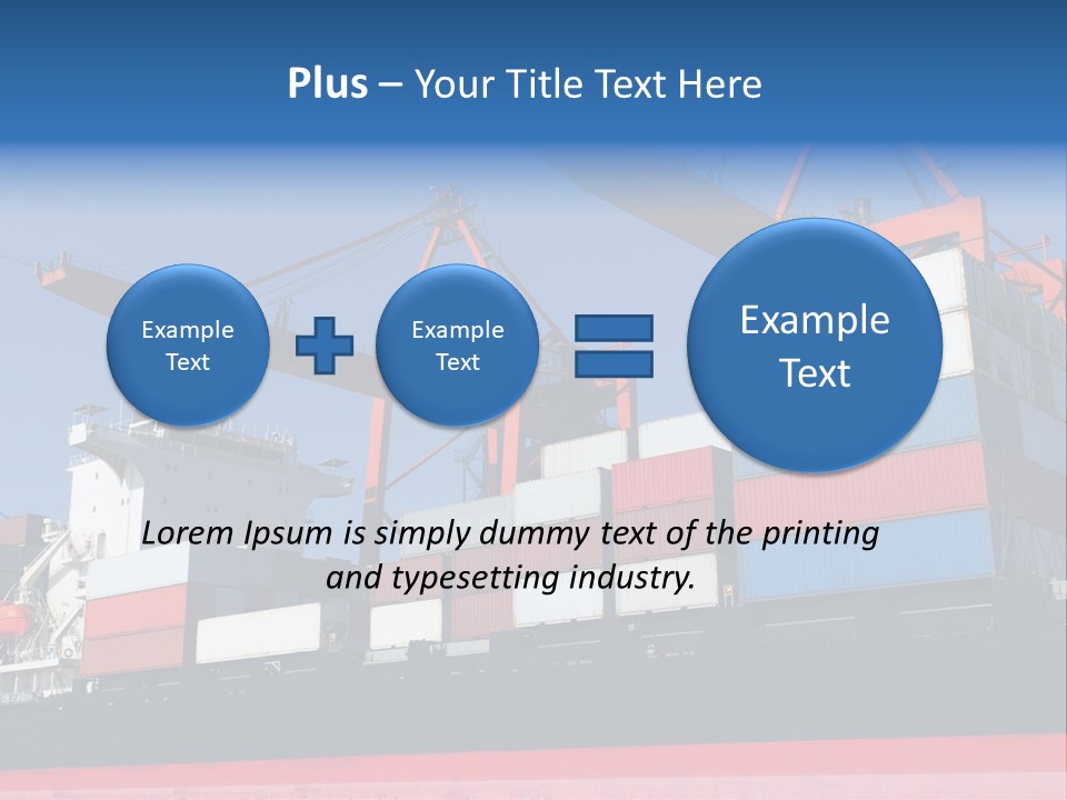 Industry Good Trade PowerPoint Template