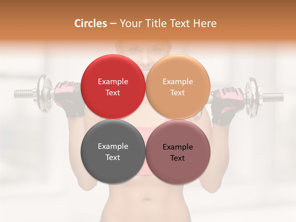 Beautiful Strength Shape PowerPoint Template