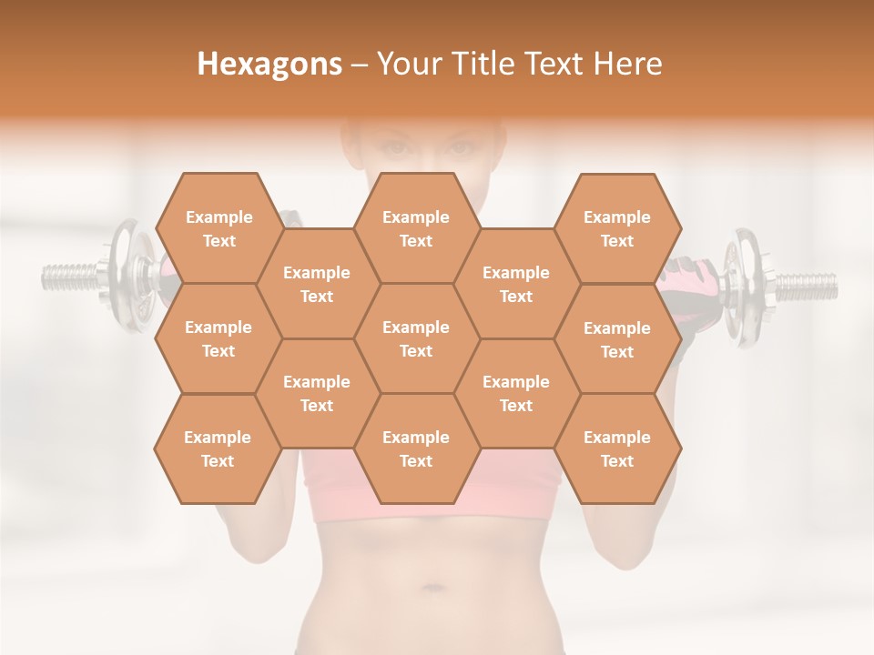 Beautiful Strength Shape PowerPoint Template