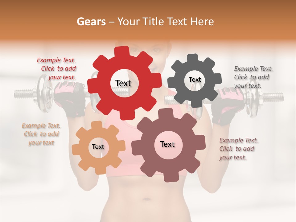 Beautiful Strength Shape PowerPoint Template