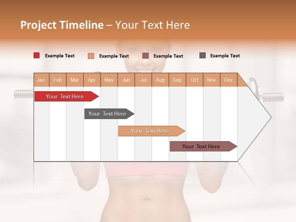 Beautiful Strength Shape PowerPoint Template