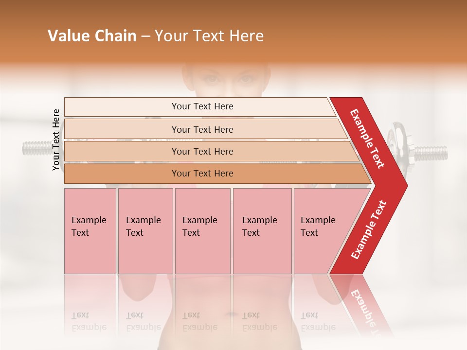 Beautiful Strength Shape PowerPoint Template