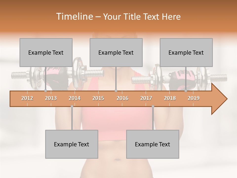 Beautiful Strength Shape PowerPoint Template