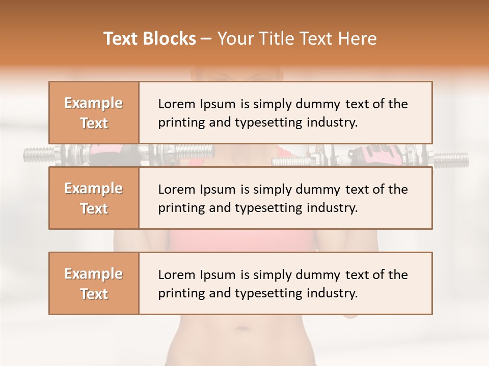 Beautiful Strength Shape PowerPoint Template